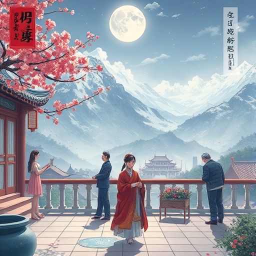 服务员友好互动场景