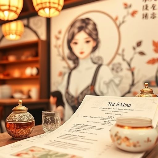精美的茶单设计