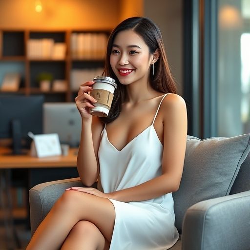 展现小张通过成功的广州品茶外卖海选，在工作中也能便捷享受好茶