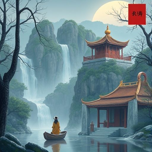 茶室庭院宁静氛围