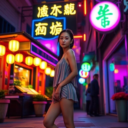 龙华品茶工作室夜景