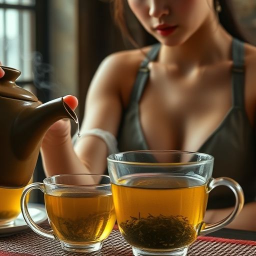 铁观音泡茶的精致瞬间