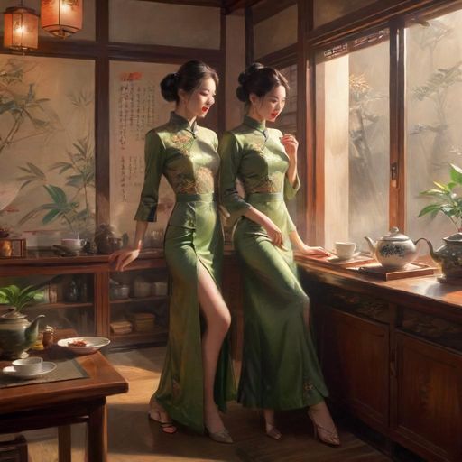 茶艺师生动讲解茶叶文化的插图