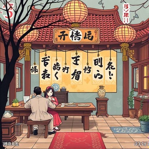 展示工作室内的茶桌与装饰