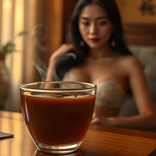 铁观音茶杯温暖画面