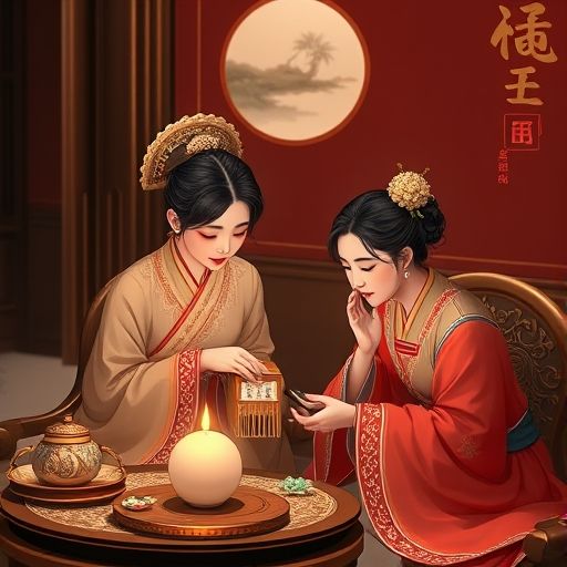 茶点精致摆盘画面