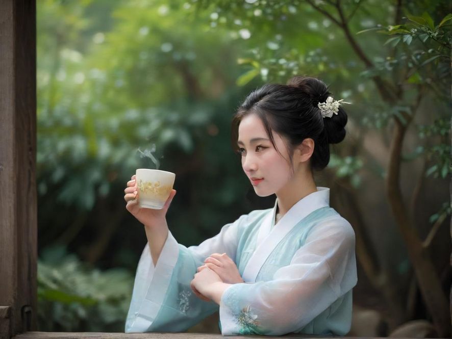 广州隐藏茶社，一处私密且充满东方韵味的休闲空间，光线柔和，细节精致，暗示着高端的桑拿与茶道体验。