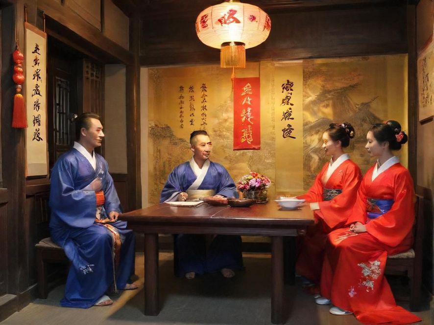 广州高端会所内部，宽敞的大厅设计充满艺术气息，尽显奢华与格调。