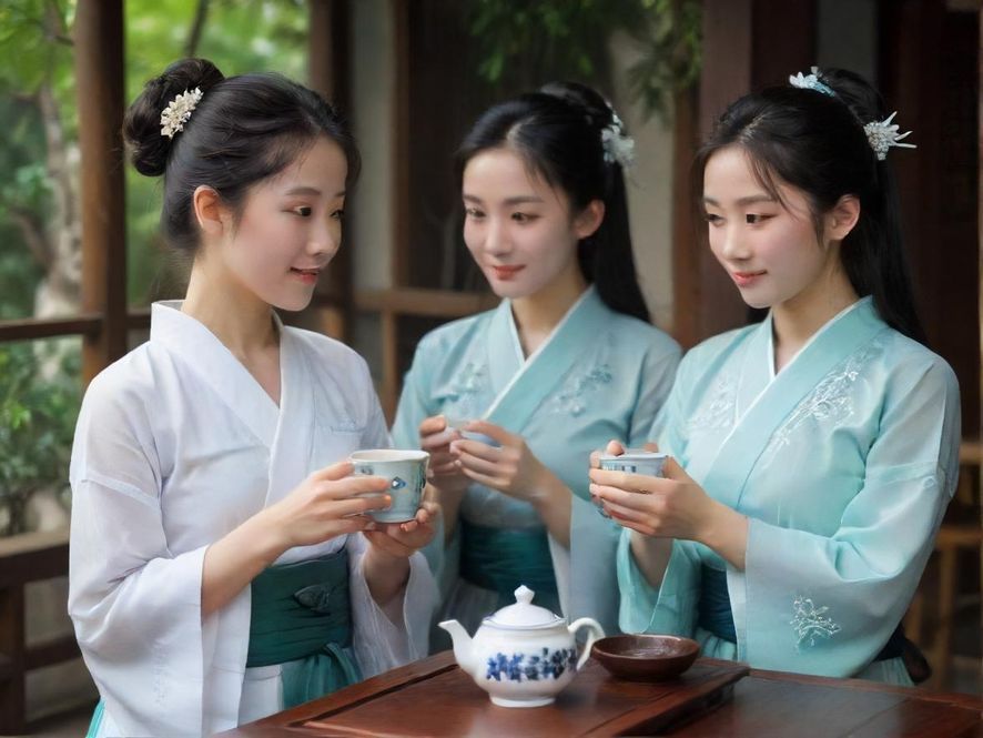 广州隐藏茶社内的桑拿汗蒸房，温暖灯光下氛围轻松