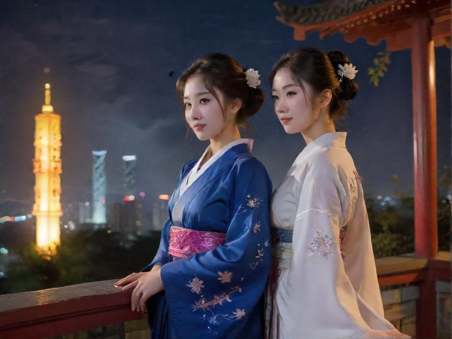 广州白云区夜景