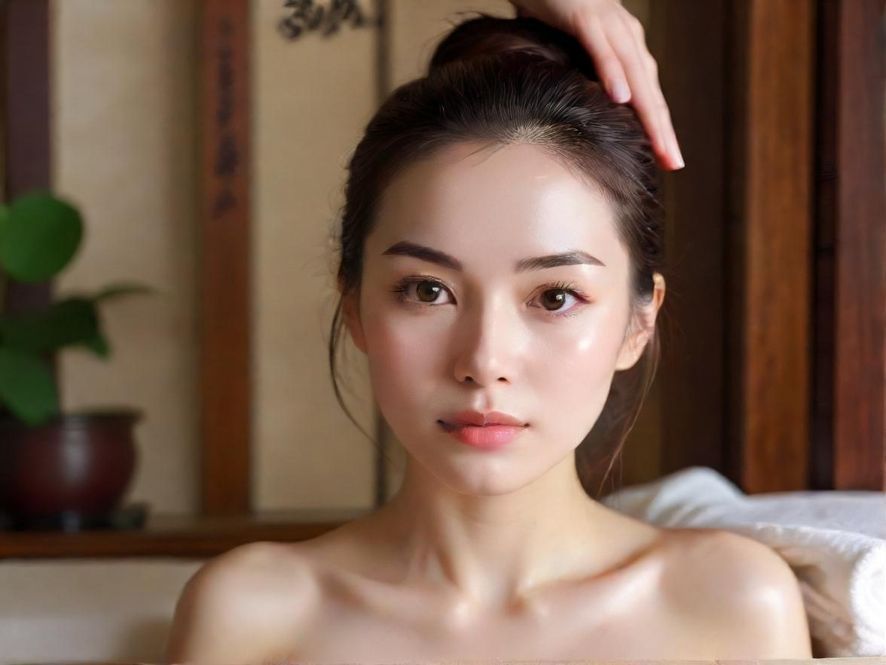 一间布置豪华、灯光柔和的私密SPA房间，配有舒适的按摩床。