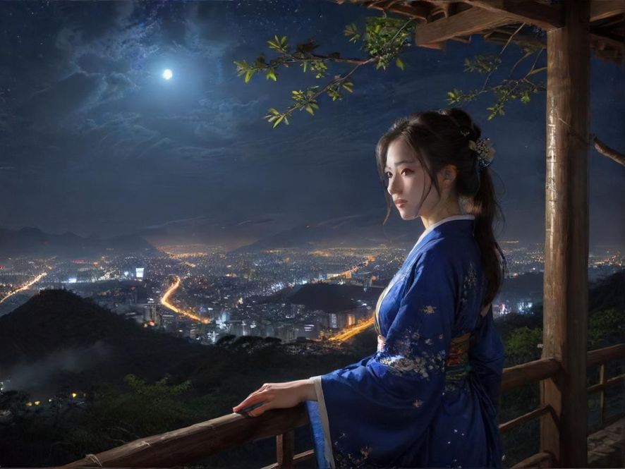 广州一家私密会所的入口，在夜晚的城市背景下显得格外有氛围感。