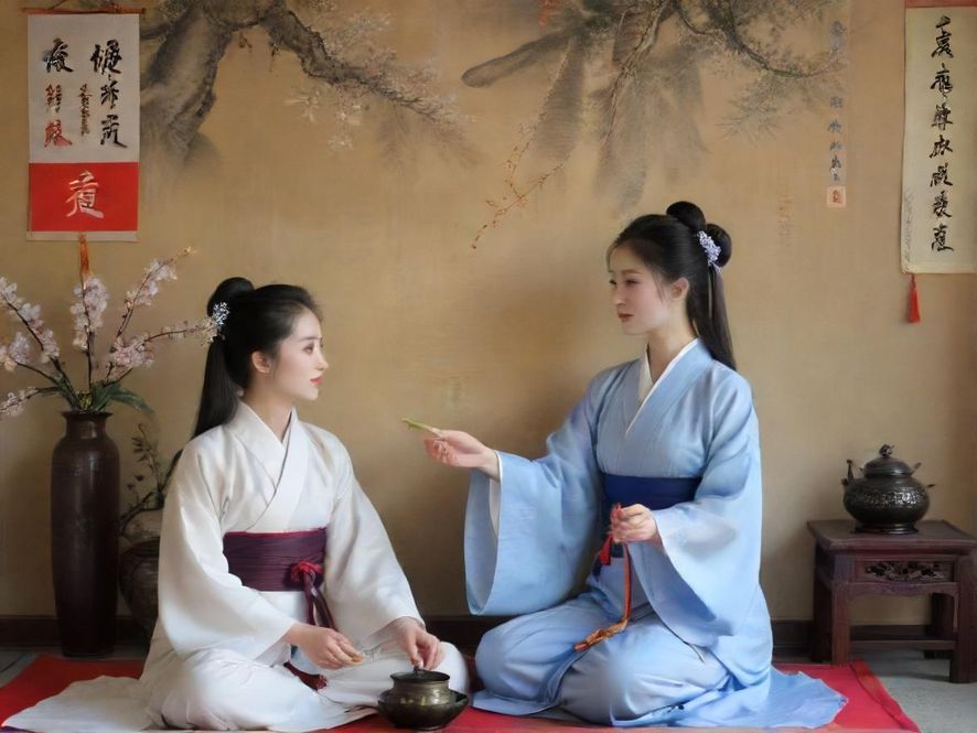 精致品茶氛围
