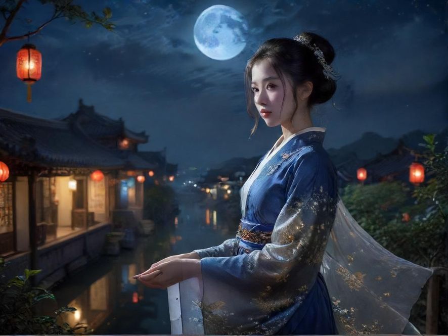 夜晚城市的放松氛围