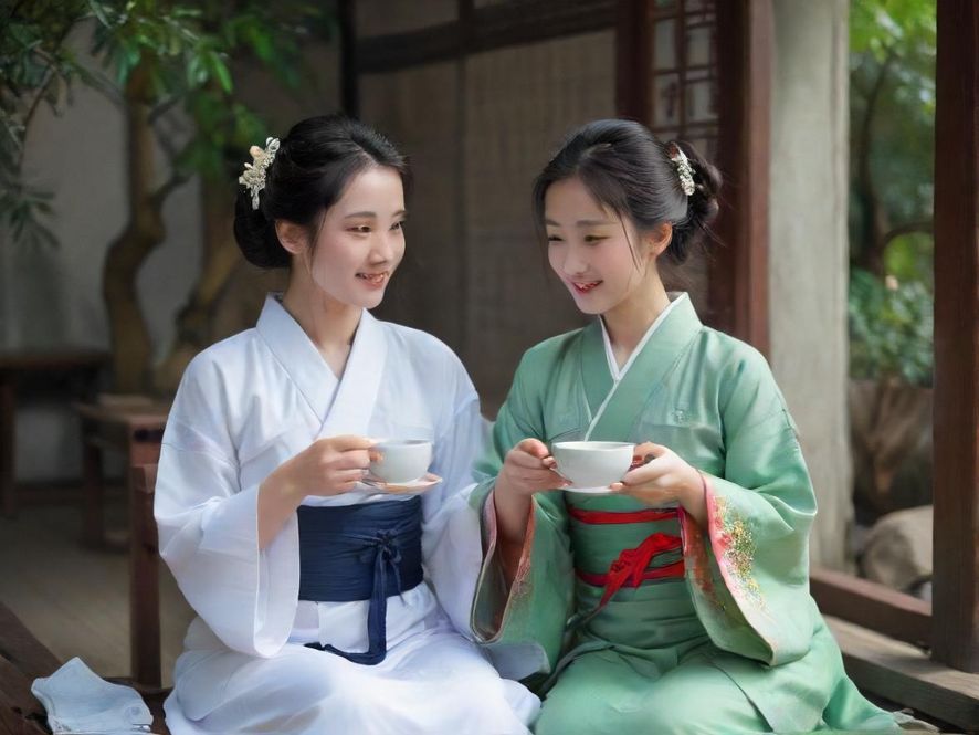 广州私密茶社一角，光线柔和，环境舒适