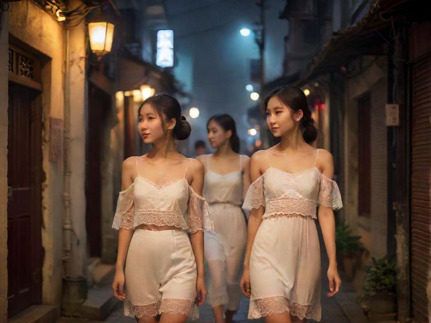 广州佰花园qm签到夜游活动场景