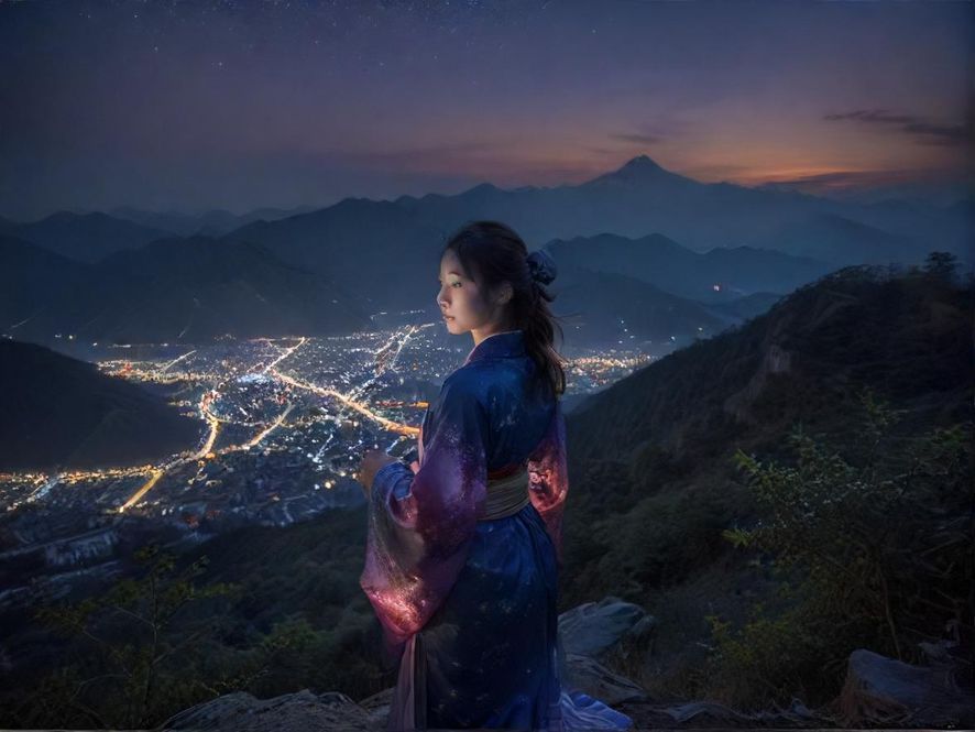 佛山夜色街景