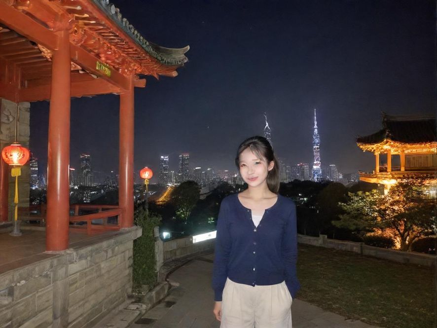 广州伊甸园会所入口夜景