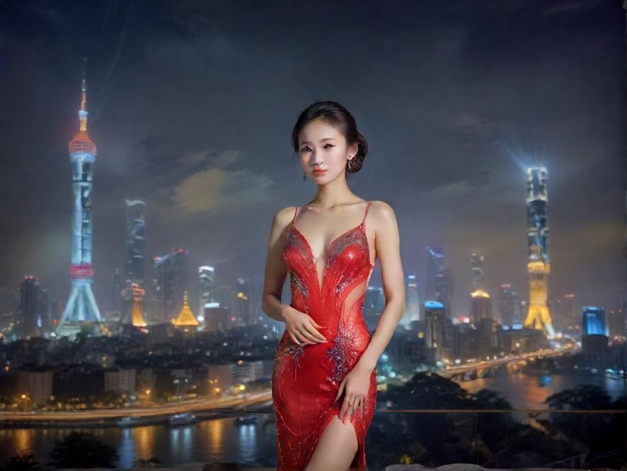 广东繁华夜景