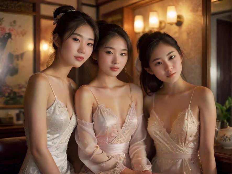 一间充满东方韵味的温馨茶室，环境雅致