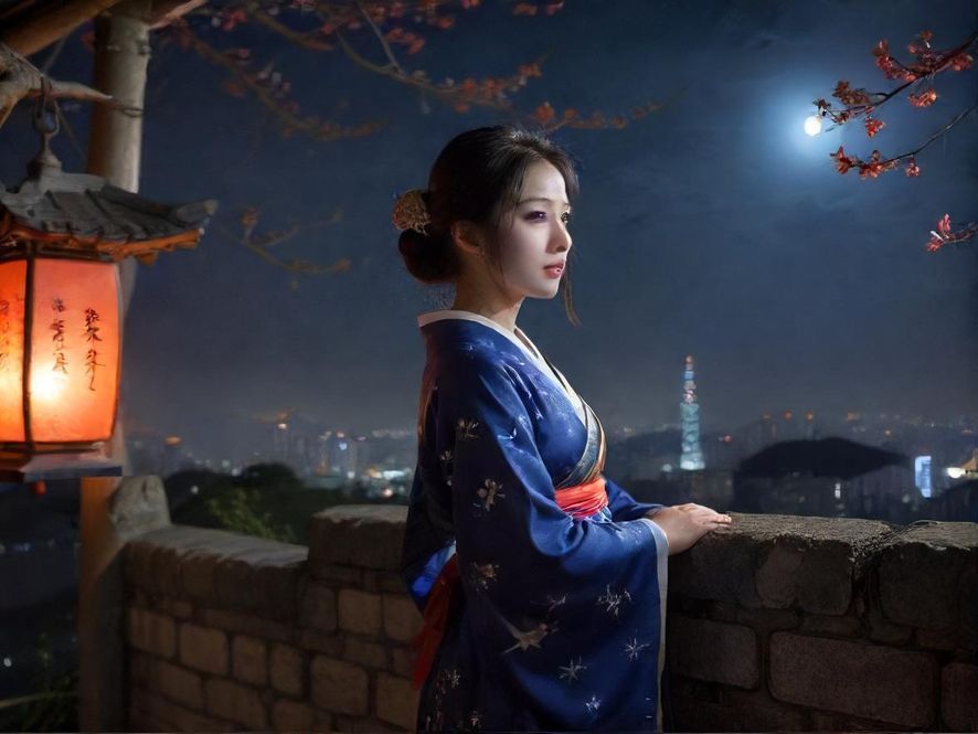 广州海珠桑拿会所夜景外观