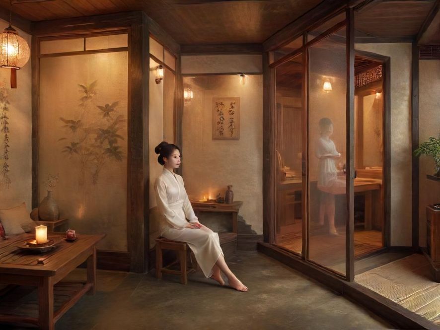 广东某隐藏休闲场所的入口一角