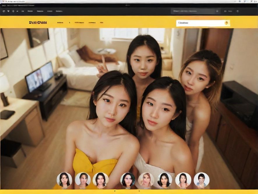 休闲娱乐网站界面展示