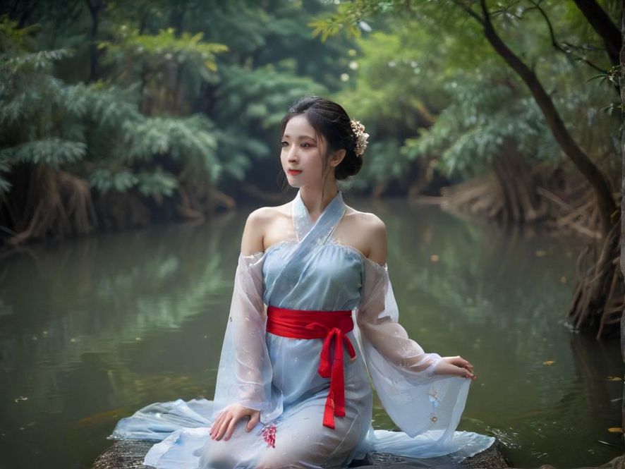 桑拿会所休息区放松场景