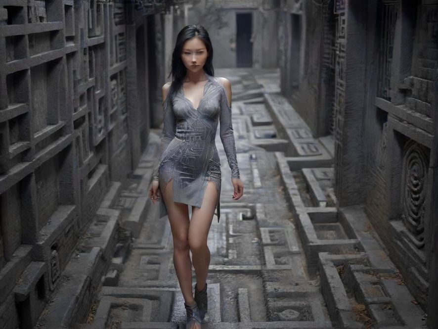复杂迷宫路径