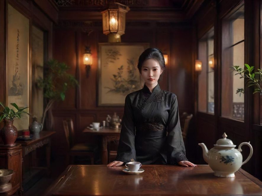 深圳某品茶场所内景
