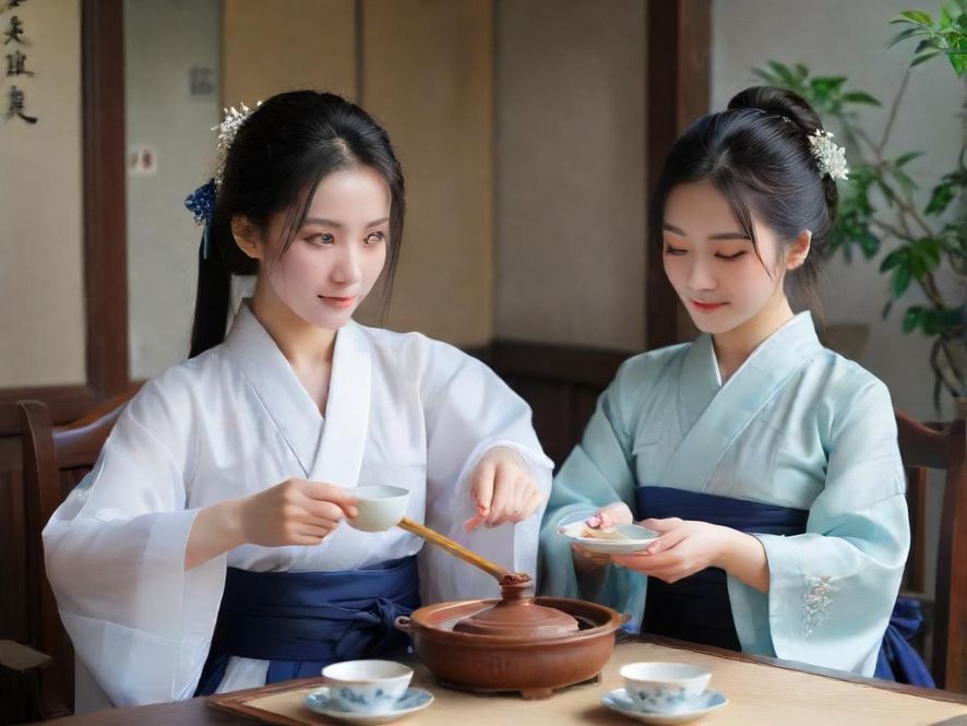 私密的茶室环境