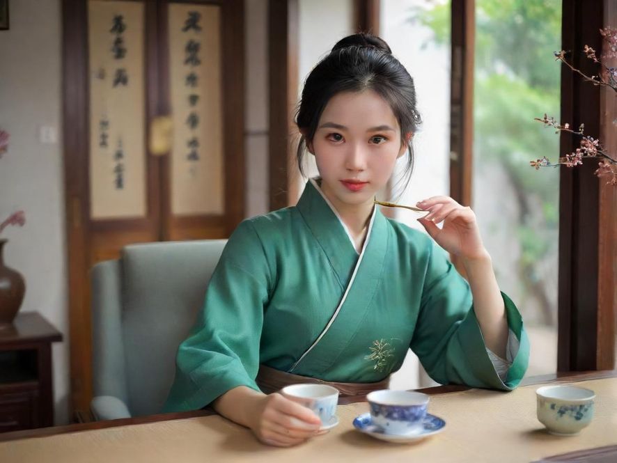 深圳福田一家提供喝茶服务的舒适会所内部景象