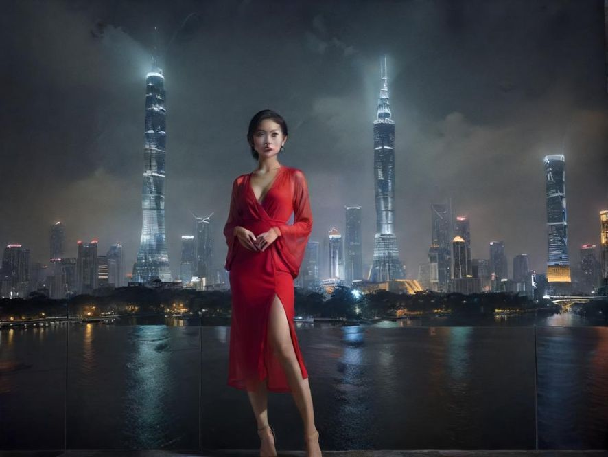 广州的夜晚，灯火璀璨，隐藏着无数故事