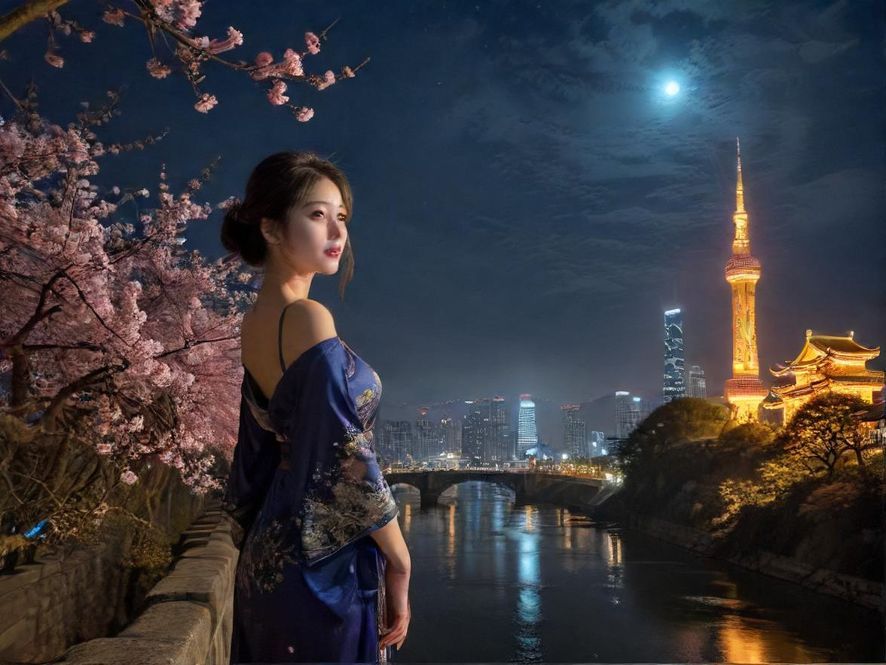 新塘桑拿会所夜景外观