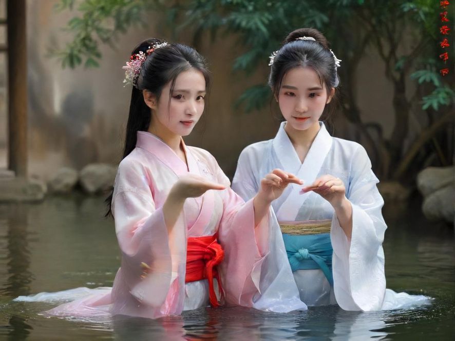 舒适的桑拿房内部，蒸汽缭绕