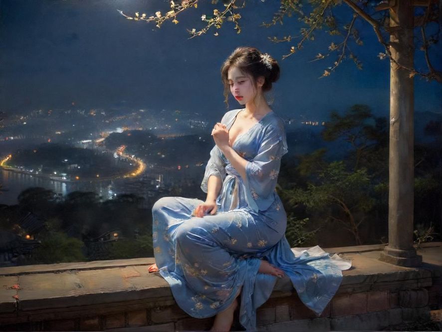 广州夜生活繁华场景