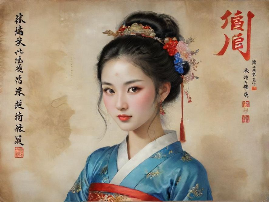 一位气质优雅的魅力女性，面带微笑，眼神专注地与访客进行交流，特写镜头捕捉了她们之间的互动，背景温馨。
