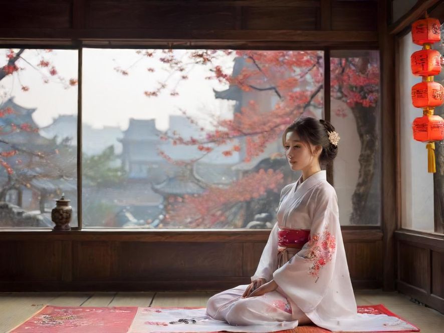 一位在办公室中略显疲惫的都市女性，眼神中透露出对放松的渴望。